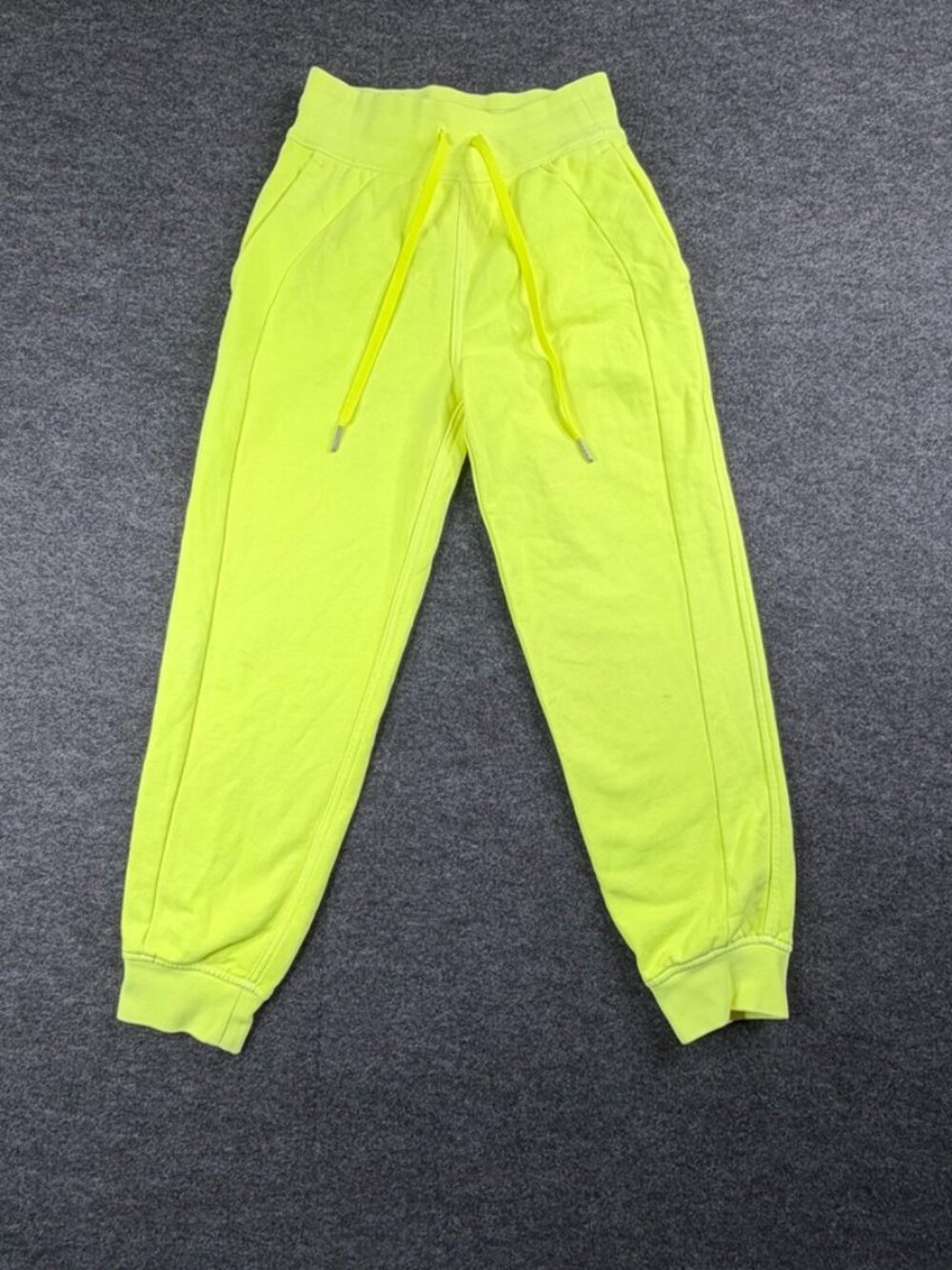 Lululemon Jogger Pants Women's Size 0 Green Neon Performance